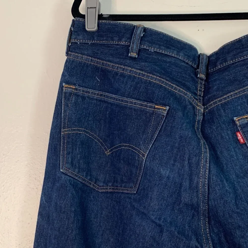 Levi’s 501 Original Fit Jeans Men’s 40x30 Dark Wash Button Fly Classic Straight